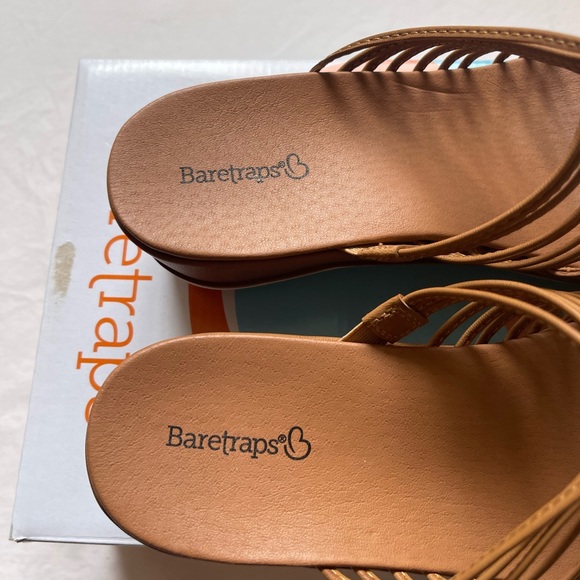 Bare strap wedge sandals size 9M - Picture 3 of 6